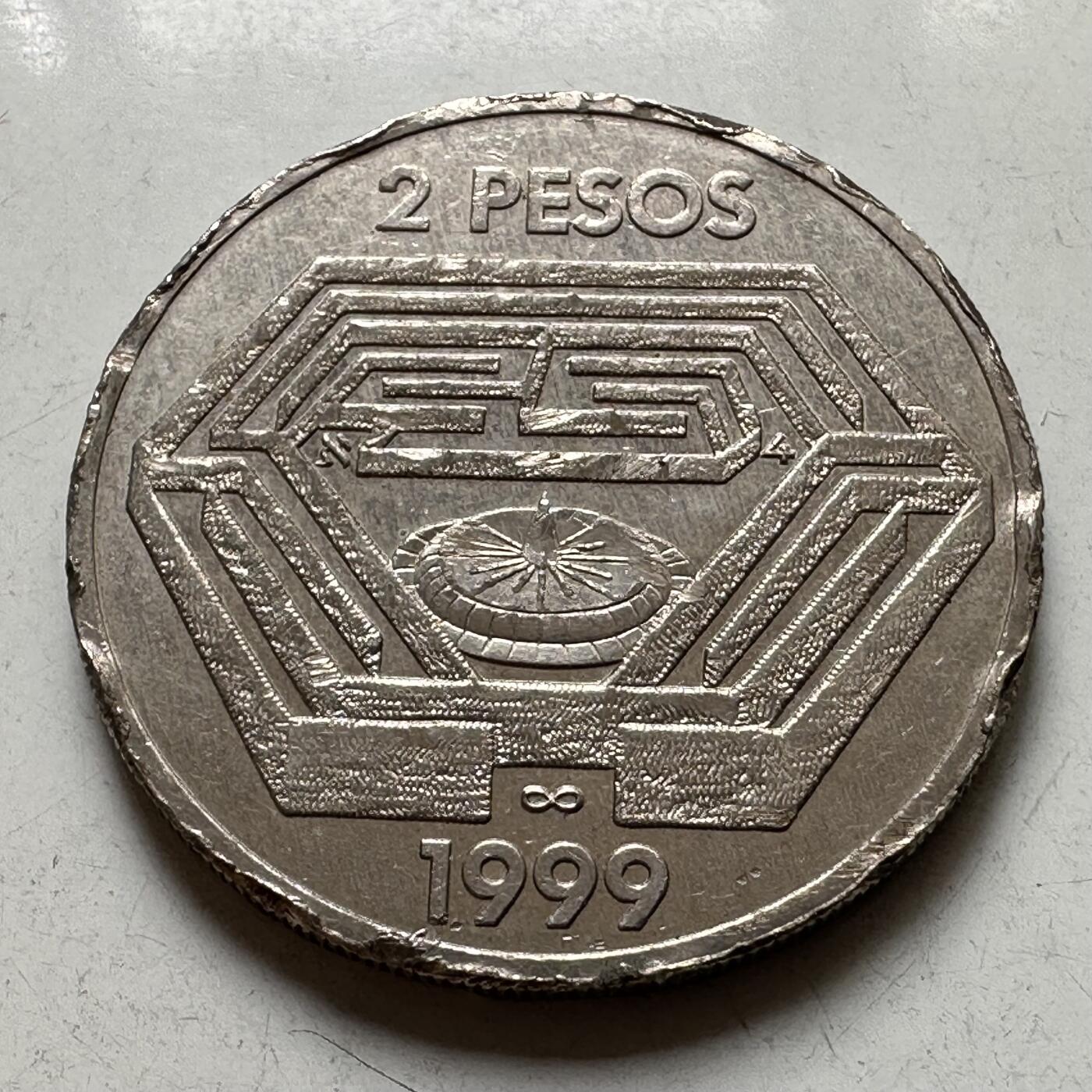 🌹外币初藏🌹🐯2026年第37场   每周二四六晚8️⃣点 接代拍 阿根廷1999年2比索纪念币