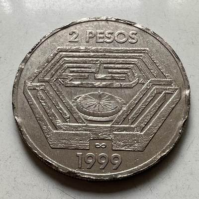 🌹外币初藏🌹🐯2026年第37场   每周二四六晚8️⃣点 接代拍 - 阿根廷1999年2比索纪念币