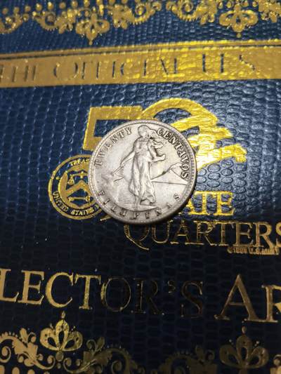 长老汇马年精选第十五场拍卖 - 1945菲律宾打铁女神20分银币，4克750银