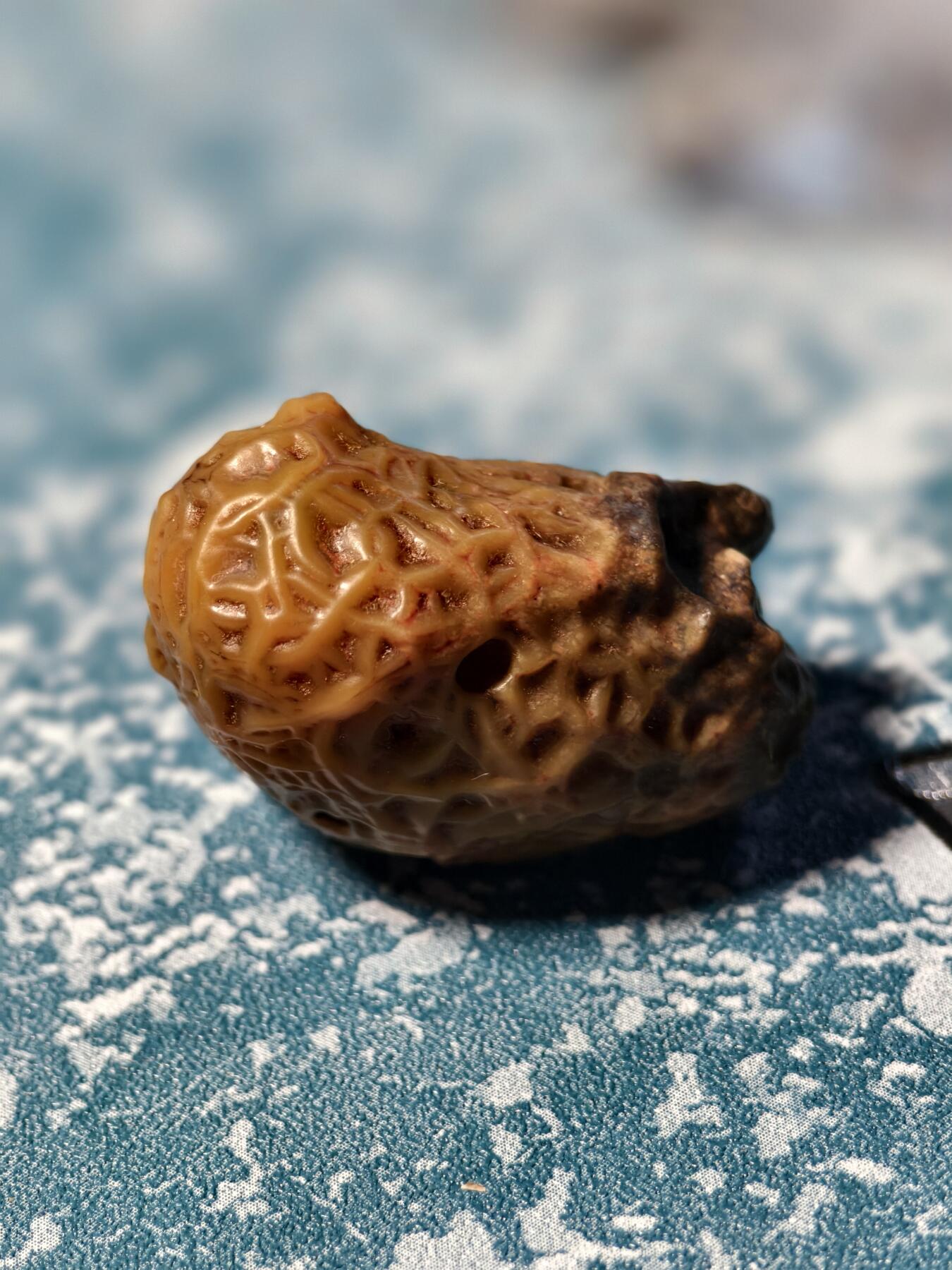 抚柳草堂-第二十二期章牌钱币  奖章勋章 满百包邮 放漏专场 筋脉石玛瑙 经脉石一块 经脉清晰独特