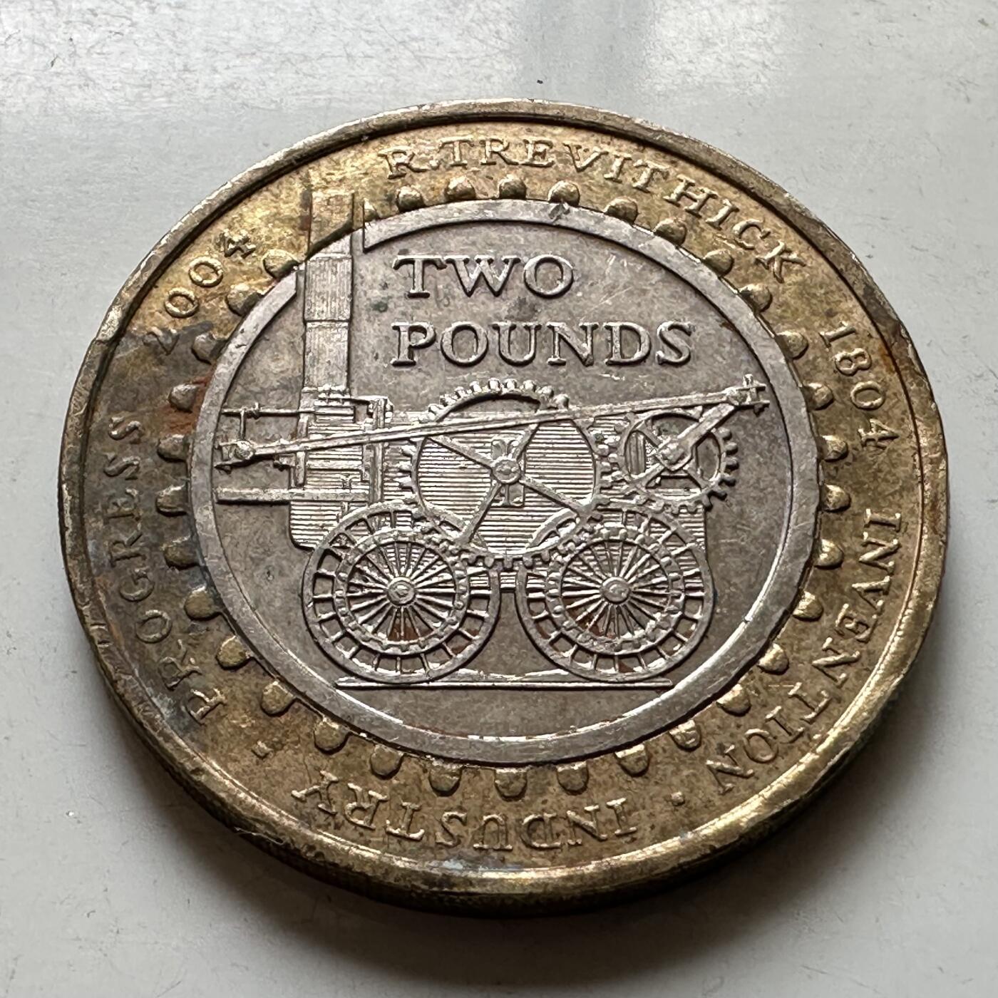 🌹外币初藏🌹🐯2026年第37场   每周二四六晚8️⃣点 接代拍 英国2004年两英镑纪念币