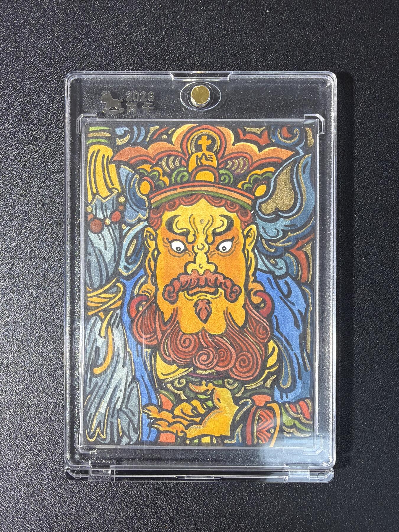 NO.29 好又多金牌大场，每周一站式配齐，方便凑单！（卖家送拍0抽成！周6晚9点截拍！） 【1/1手绘卡】超吉梦 大真老师签绘 持国天王 背面签字【护法安邦威自在，梵天名列大神尊】