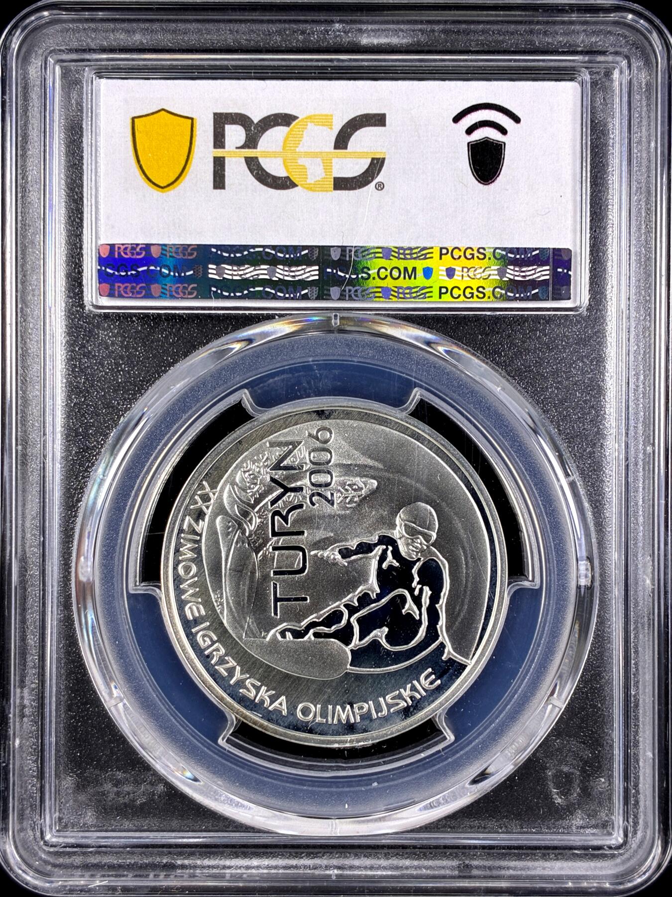 【雨安】【直播拍卖】【第0131期-评级币章】2026-04-04 周六 19:30 (金价1060, 银价18.08)  [评级现代] Poland 波兰 10兹罗提 2006年 奥运花样滑冰 PCGS-PR67DCAM 精制币