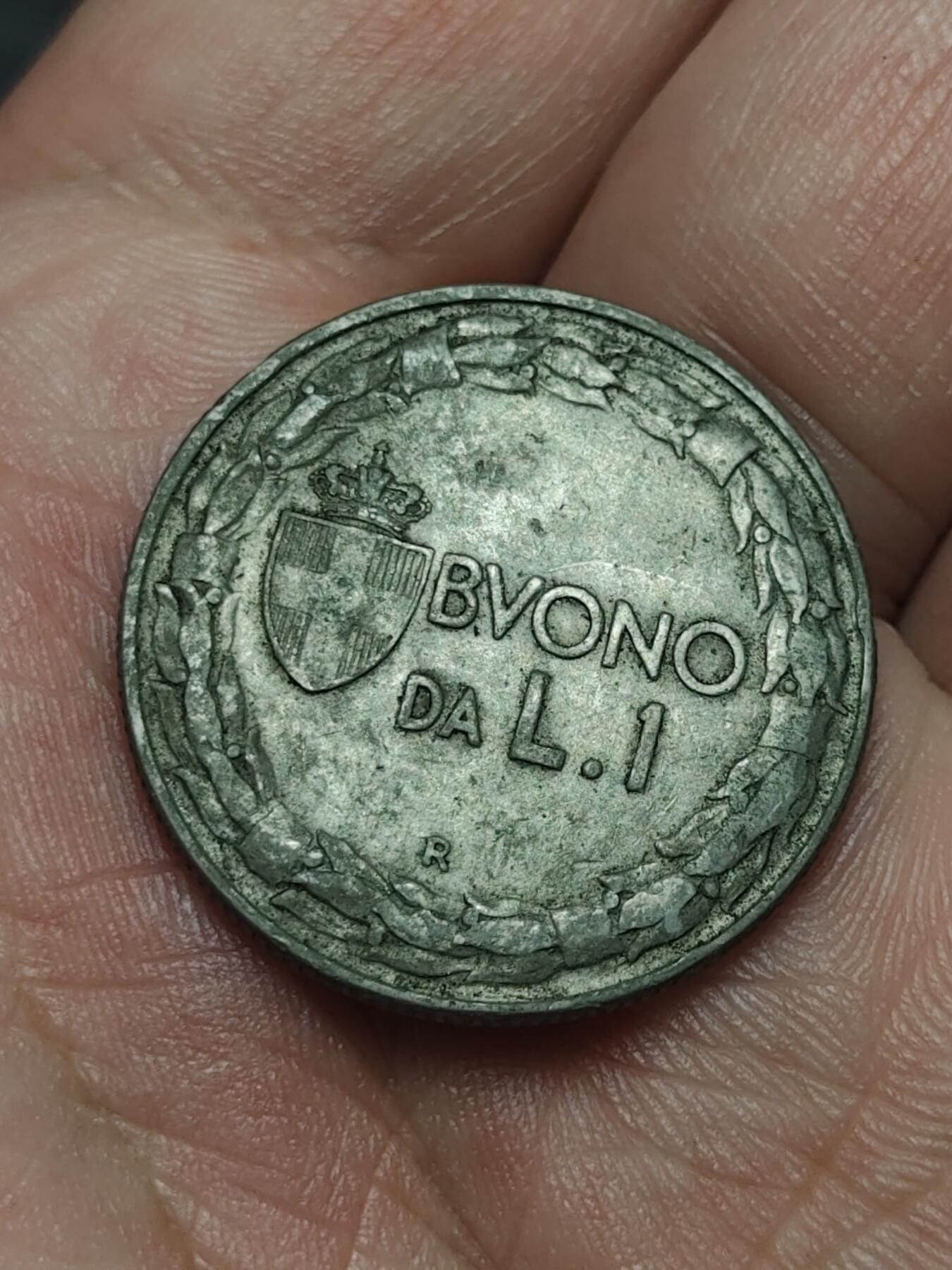 2026年第四十场(总第二百零九场）外国好品散币场(免佣金) 意大利王国1922年1里拉(维托里奥·埃马努埃莱三世第三版，R标罗马造，首发年)