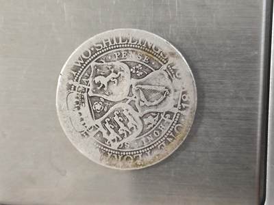 1894年英国维多利亚女王披纱2先令/1弗洛林银币 - 1894年英国维多利亚女王披纱2先令/1弗洛林银币