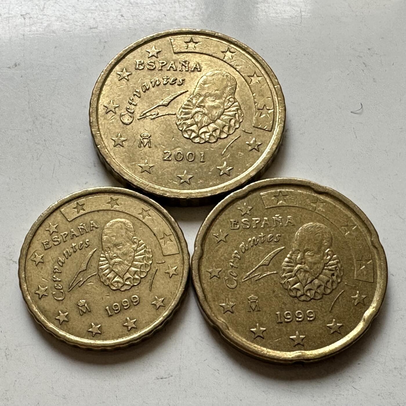 🌹外币初藏🌹🐯2026年第37场   每周二四六晚8️⃣点 接代拍 西班牙 10-20-50欧分3枚组