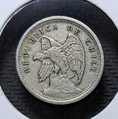 外国优质银币克朗币纪念章，每周六晚九点倒数截拍，满百包邮可寄存，持续收拍 - 智利第二共和国1932 年10分，其设计延续了智利经典的神鹰与盾徽体系，是当时智利货币体系的代表性流通币。
