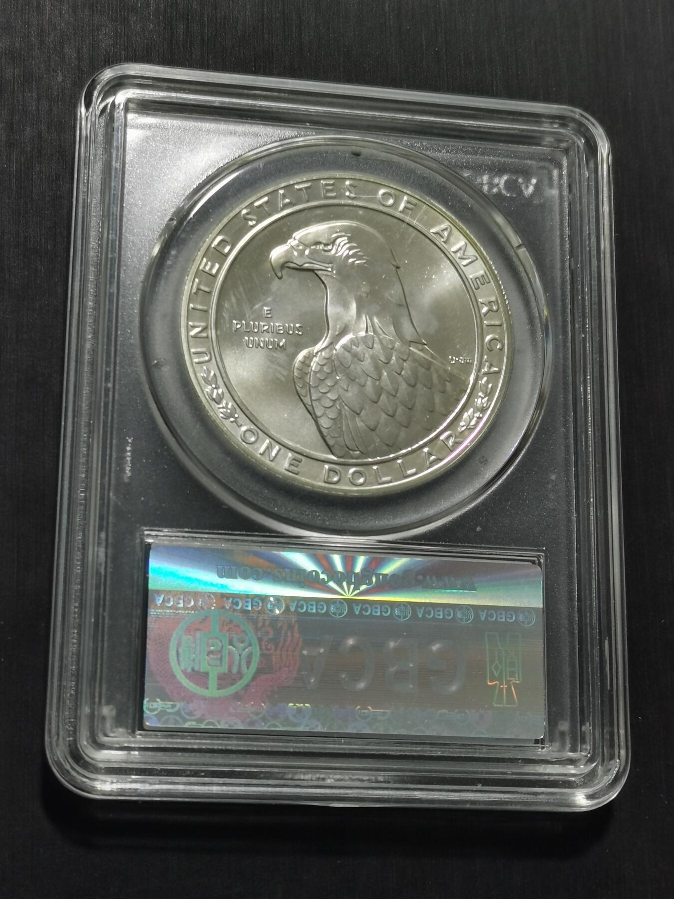 天下钱庄专场欢迎参拍 美国洛杉矶奥运会一美元银币