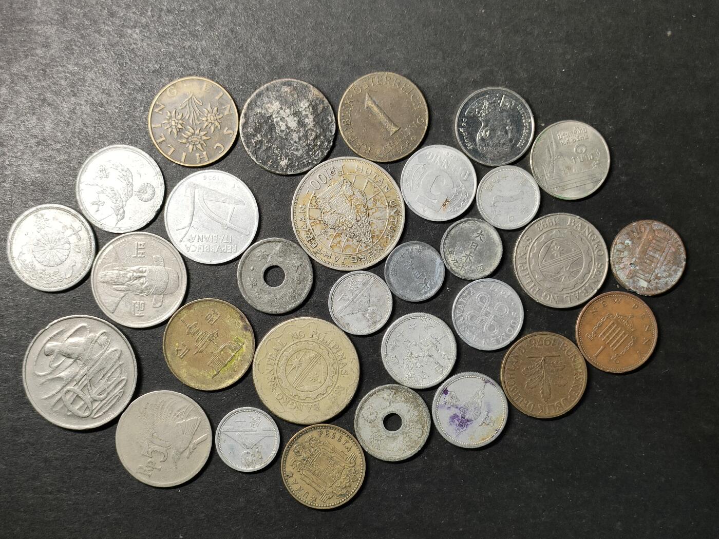 嘉禾收藏    【第506期】            无佣金、可寄存、满30元包邮 【包邮】外国硬币一组30枚