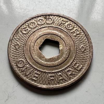 🌹外币初藏🌹🐯2026年第37场   每周二四六晚8️⃣点 接代拍 - 美国纽约市交通局 老式地铁Token（代用币）