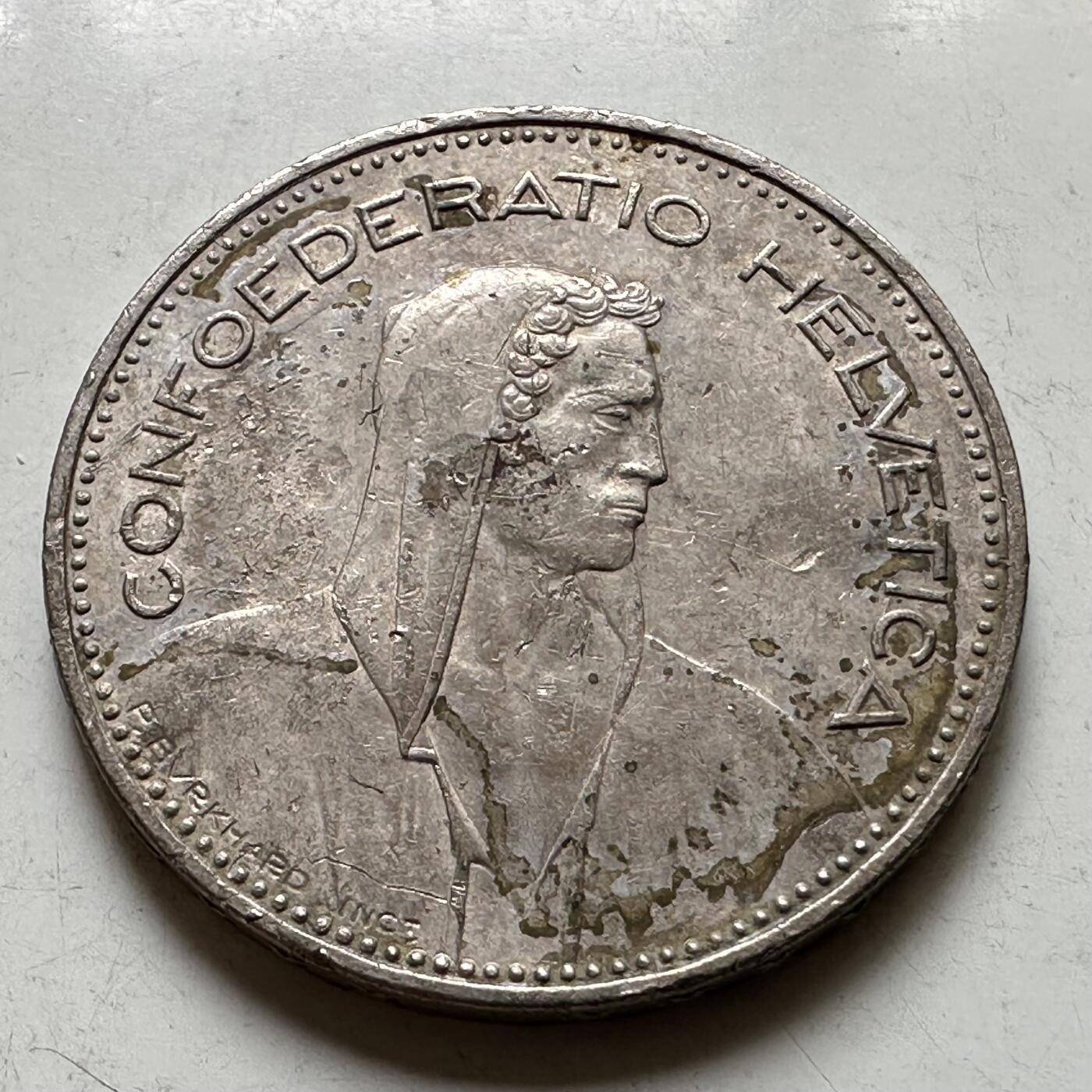 🌹外币初藏🌹🐯2026年第37场   每周二四六晚8️⃣点 接代拍 瑞士1995年5法郎