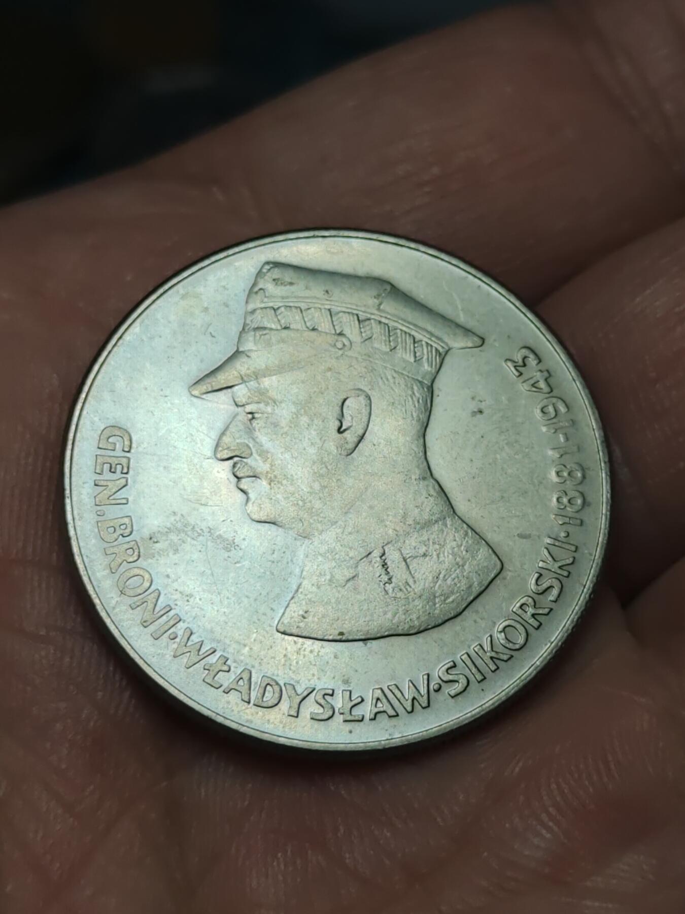 2026年第四十场(总第二百零九场）外国好品散币场(免佣金) 波兰🇵🇱1981年50兹罗提(波兰军事家、民族英雄，瓦迪斯瓦夫·西科尔斯基将军诞辰100周年纪念币)