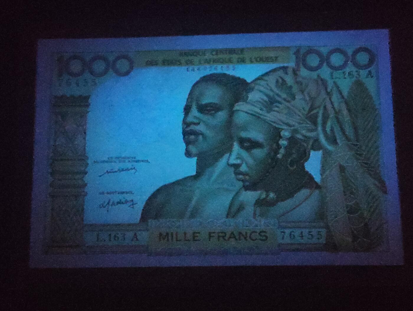 2026四月第一期，总222期 西非共同体1960版1000法郎UNC 科特迪瓦发行