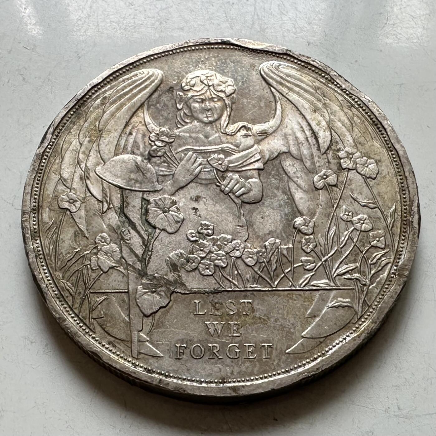 🌹外币初藏🌹🐯2026年第37场   每周二四六晚8️⃣点 接代拍 直布罗陀2017年大天使一克朗纪念币