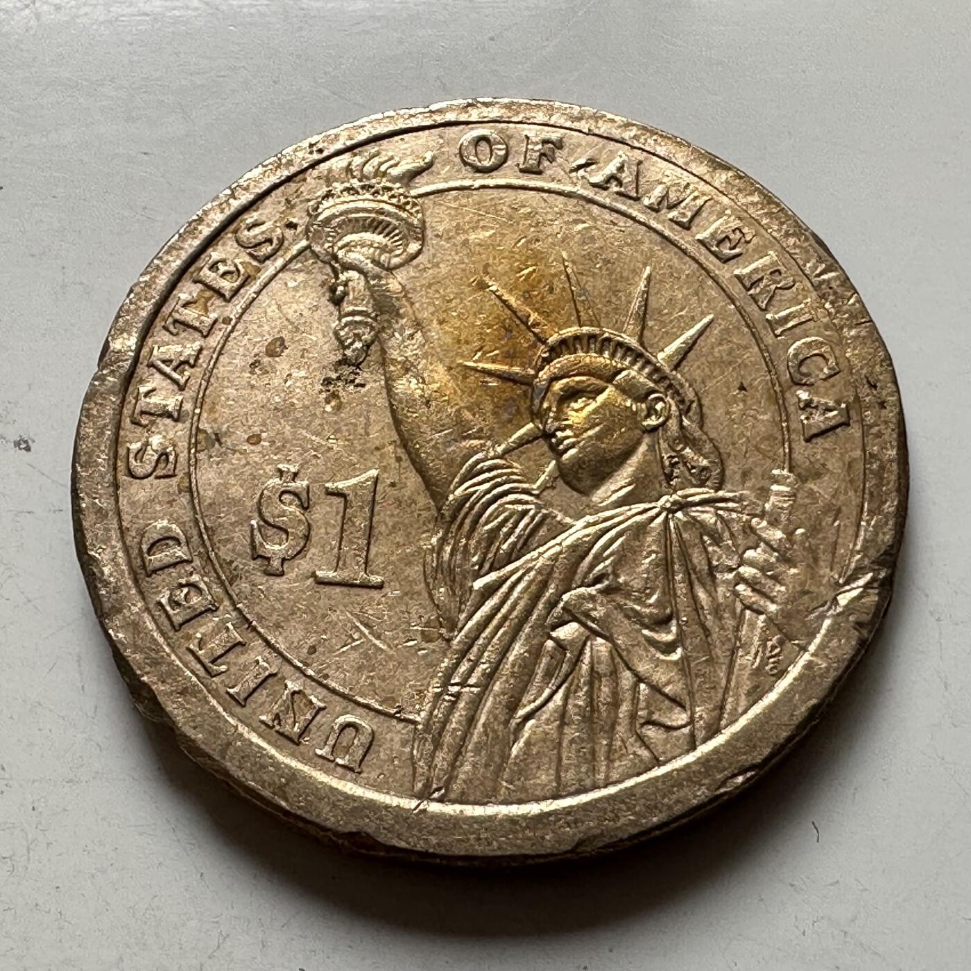 🌹外币初藏🌹🐯2026年第37场   每周二四六晚8️⃣点 接代拍 美国 詹姆斯·布坎南 1美元总统纪念币