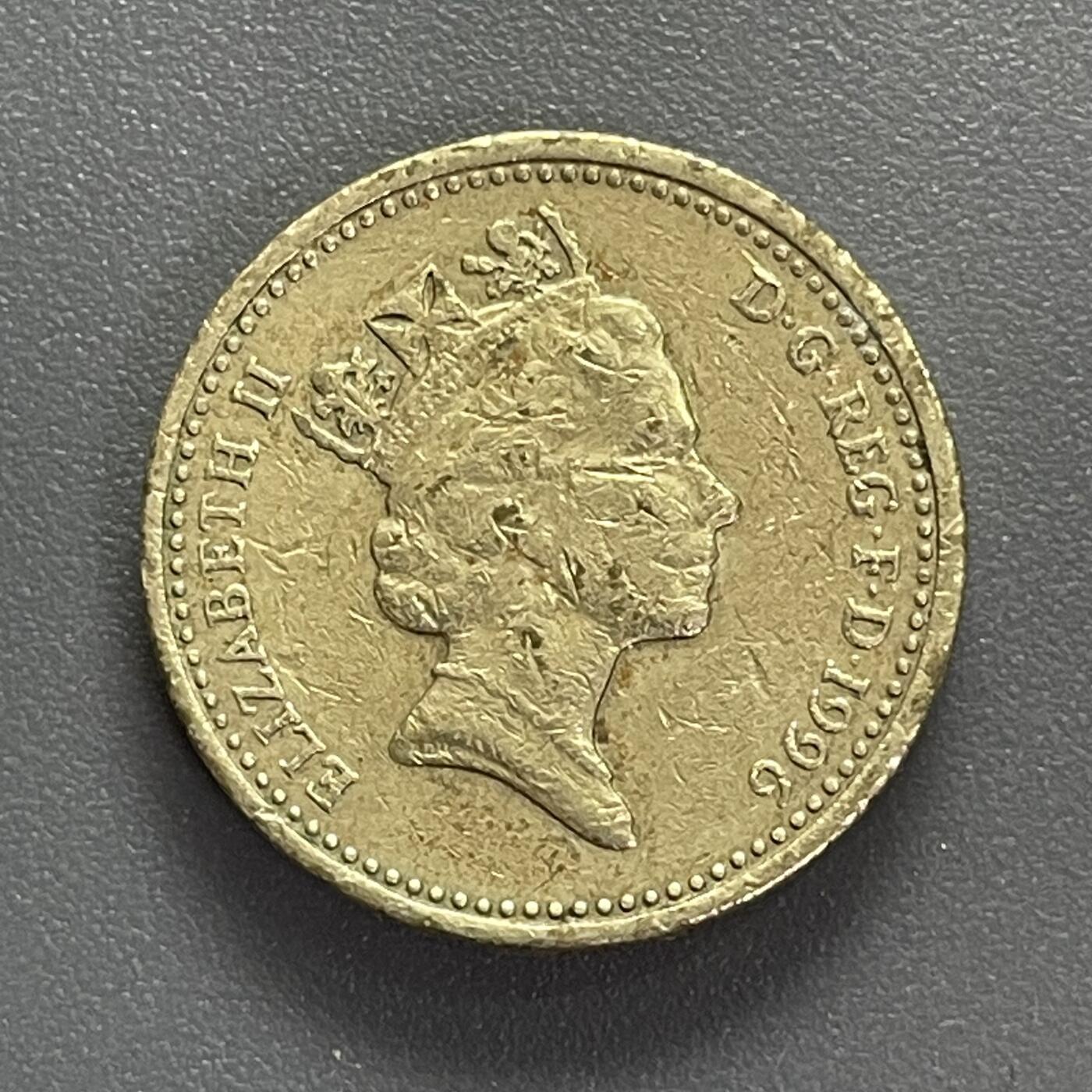 回流0405 英国1996年1英镑（凯尔特十字版）