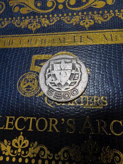 长老汇马年精选第十九场拍卖 1933葡萄牙帆船5埃斯库多斯银币，8.7克650银