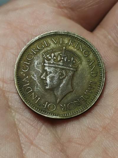 2026年第四十场(总第二百零九场）外国好品散币场(免佣金) - 英属锡兰1943单年份50分(乔治六世第二版)