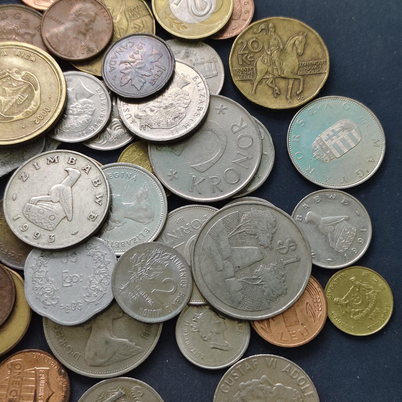 【全场包邮】纯粹捡漏拍519场 【批量】世界各国各年份散币288克一批