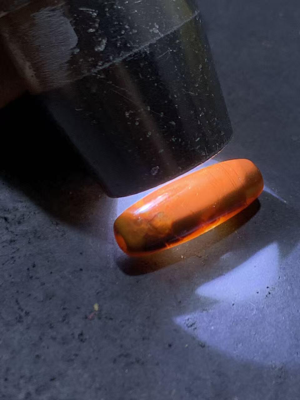 冰飘战国红玛瑙通货桶珠一颗！