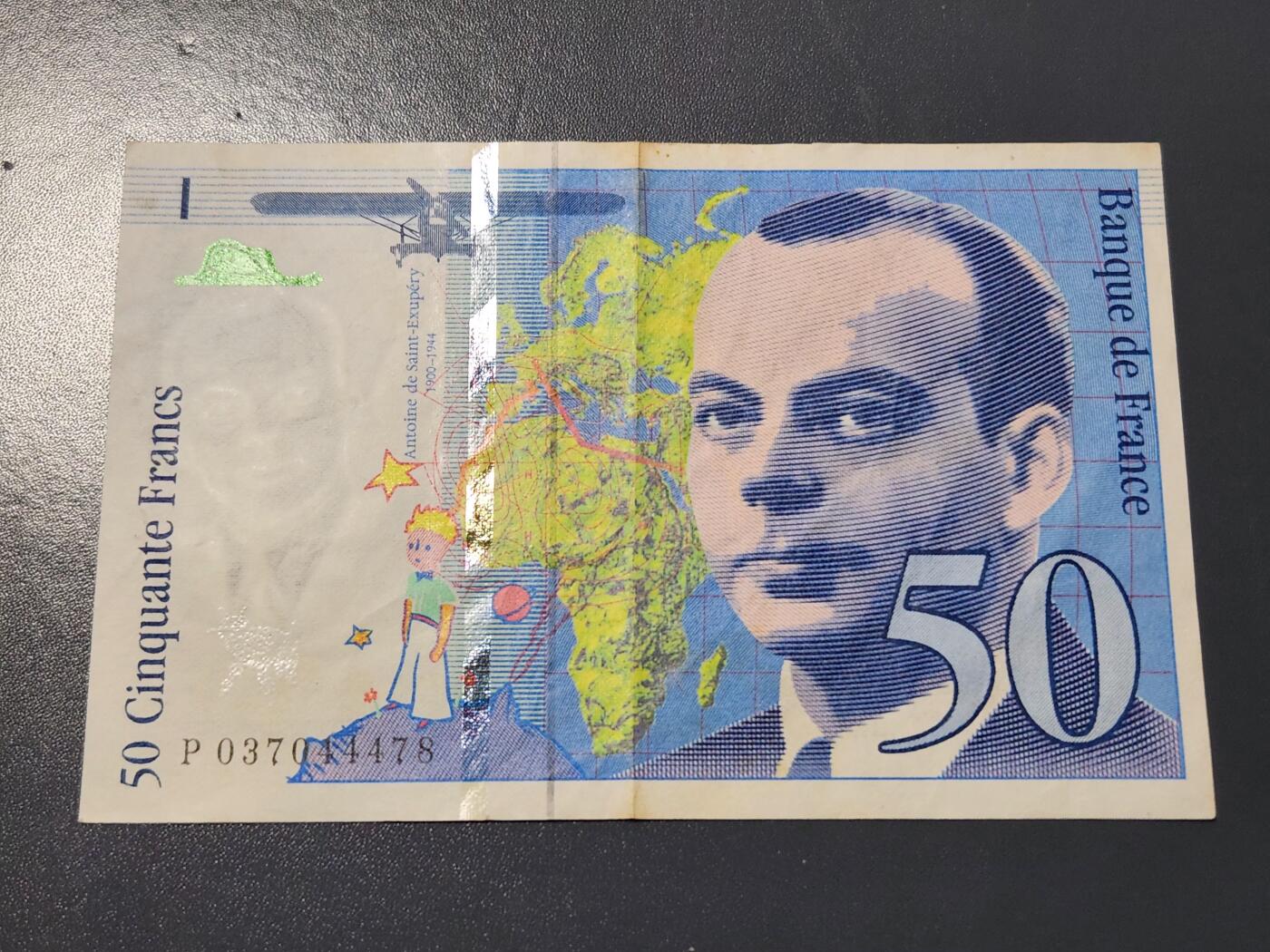 4月6号晚上8点 中外纸币自动截拍第52场 50法郎原票美品