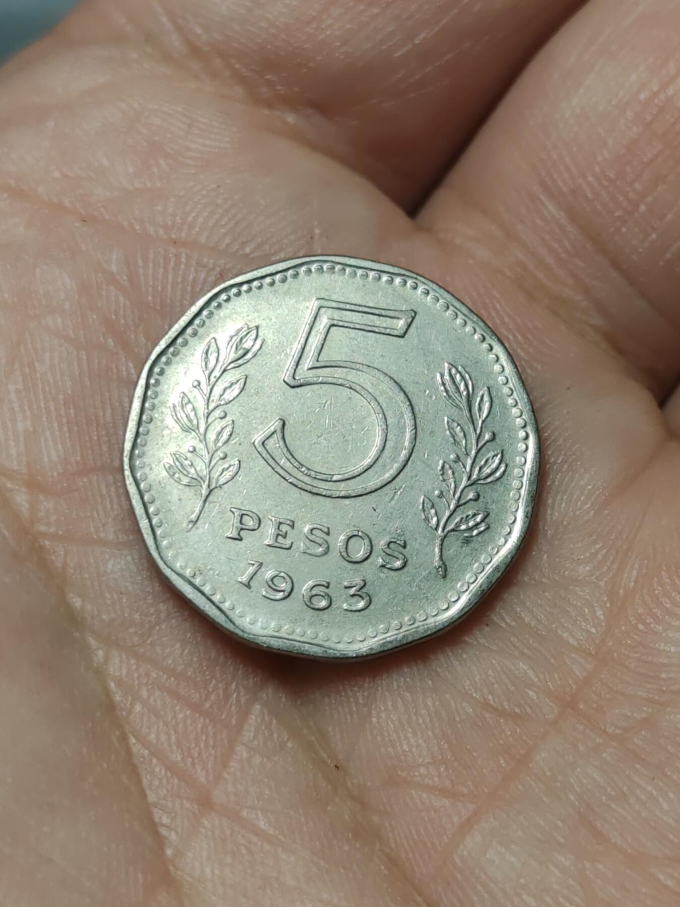 2026年第四十场(总第二百零九场）外国好品散币场(免佣金) 阿根廷🇦🇷1963年5比索