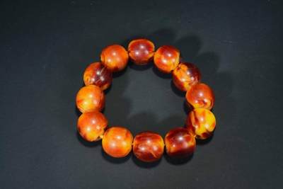 上海都达杂项专场103【全场包邮】  赛璐璐圆珠手串61-369