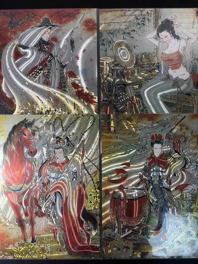 NO.29 好又多金牌大场，每周一站式配齐，方便凑单！（卖家送拍0抽成！周6晚9点截拍！） - 焱卡 问道东方 彫仙 四大巾帼 限编A4粗闪大卡一套