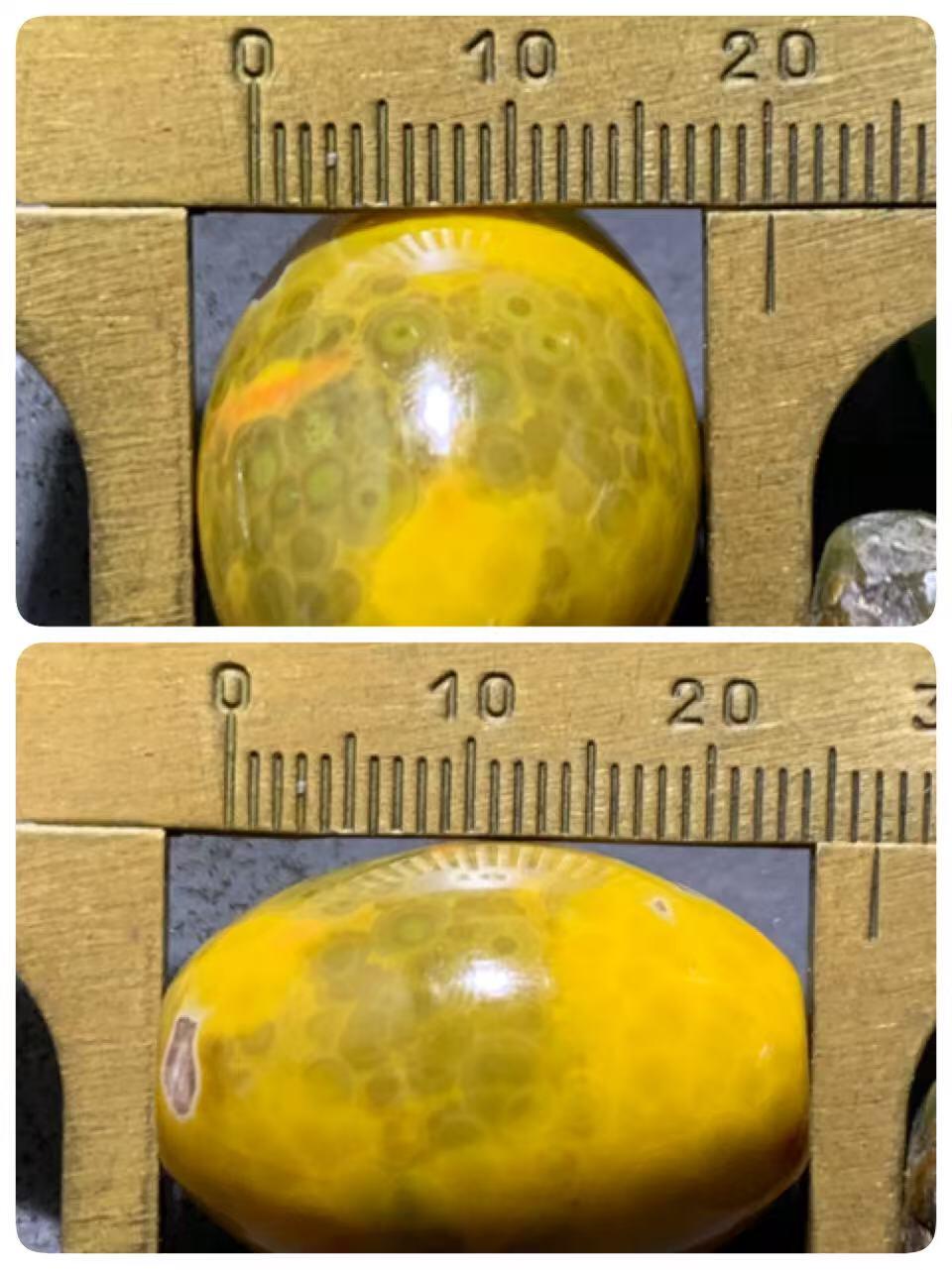 冰飘鱼籽纹战国红玛瑙桶珠一颗！