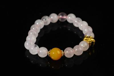 上海都达杂项专场103【全场包邮】  天然粉晶手串61-204