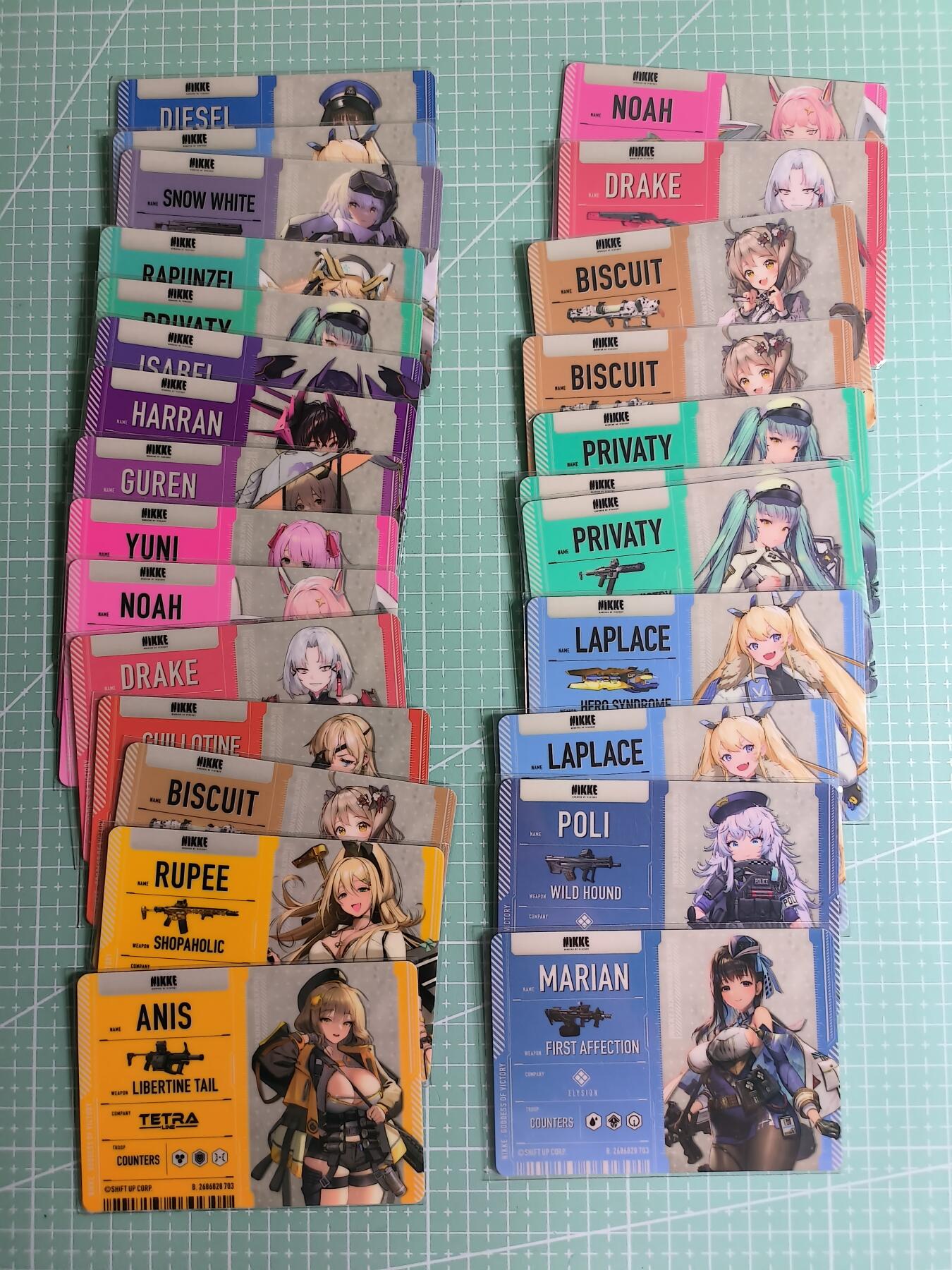 C先生卡牌 第26期 持续收拍品中…零手续费代拍 【彩闪】胜利女神《NIKKE妮姬》共26张(有重复)