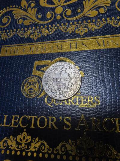 长老汇马年精选第十五场拍卖 - 1888法国谷物女神1法郎银币，5克835银