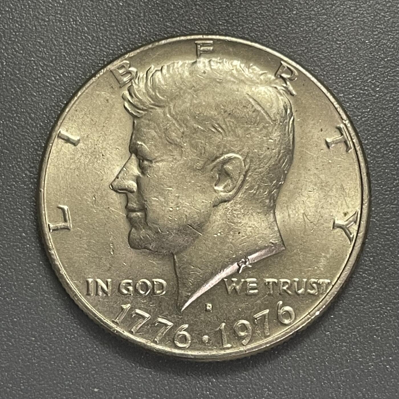 回流0405 美国1976年半圆纪念币 独立200周年