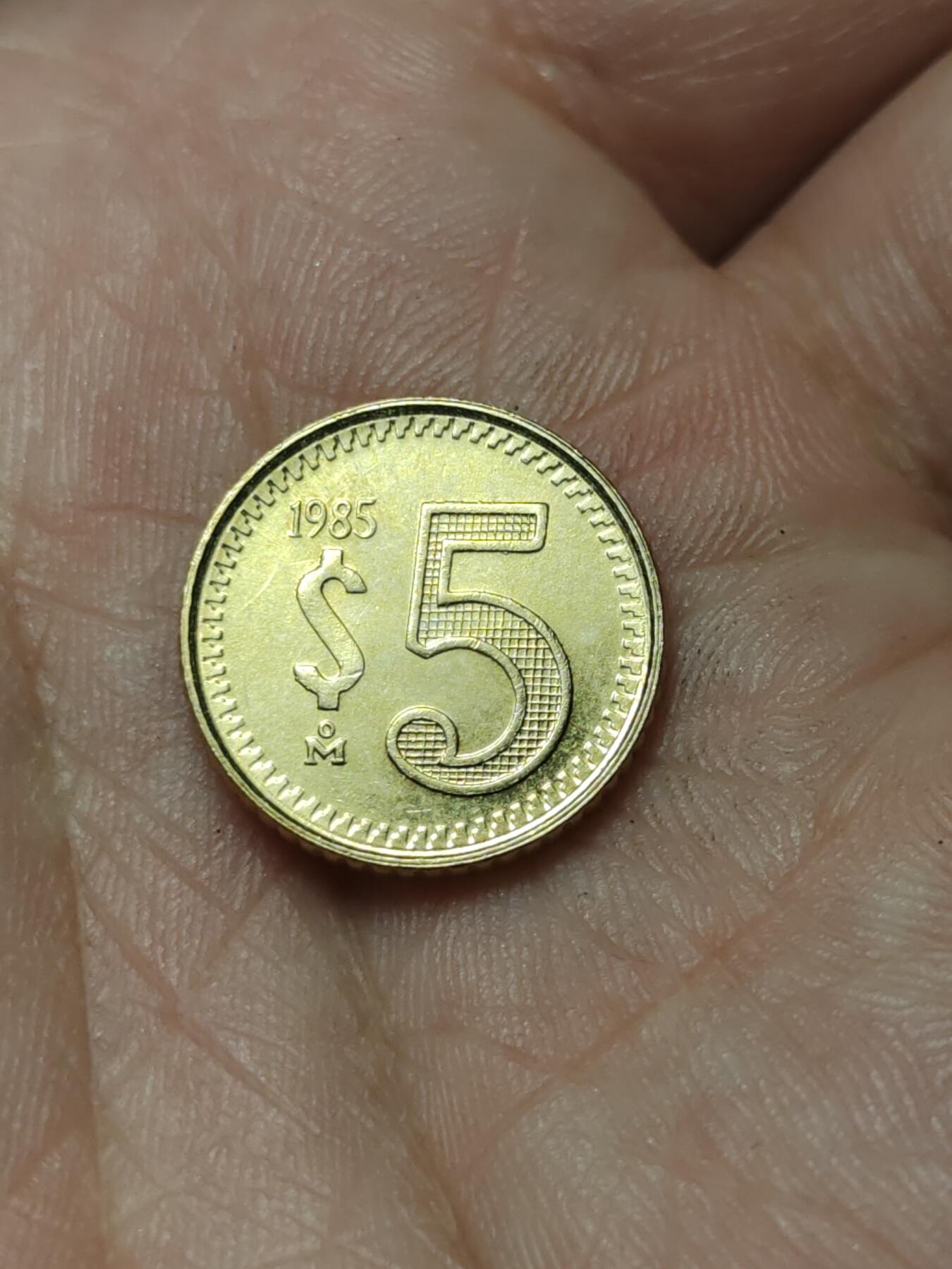 2026年第四十场(总第二百零九场）外国好品散币场(免佣金) 墨西哥🇲🇽1985年5比索