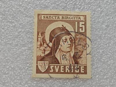  【淘币小摊】限时拍第八百九十一拍  外国老邮票 印花税票 火花纸品场    每周一统一发货 - 瑞典1941年修女邮票