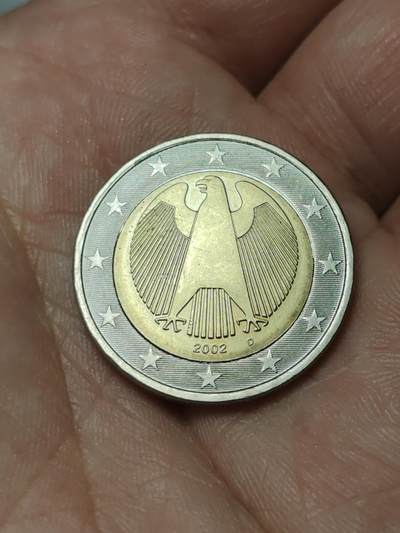 2026年第四十场(总第二百零九场）外国好品散币场(免佣金) - 德国🇩🇪2002年2欧元(第一版欧洲地图，首发年，D标慕尼黑造)