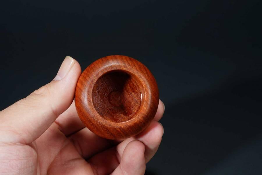 上海都达杂项专场七十二【全场包邮】 缅甸黄花梨葫芦摆件（葫芦头可拆卸）64-342