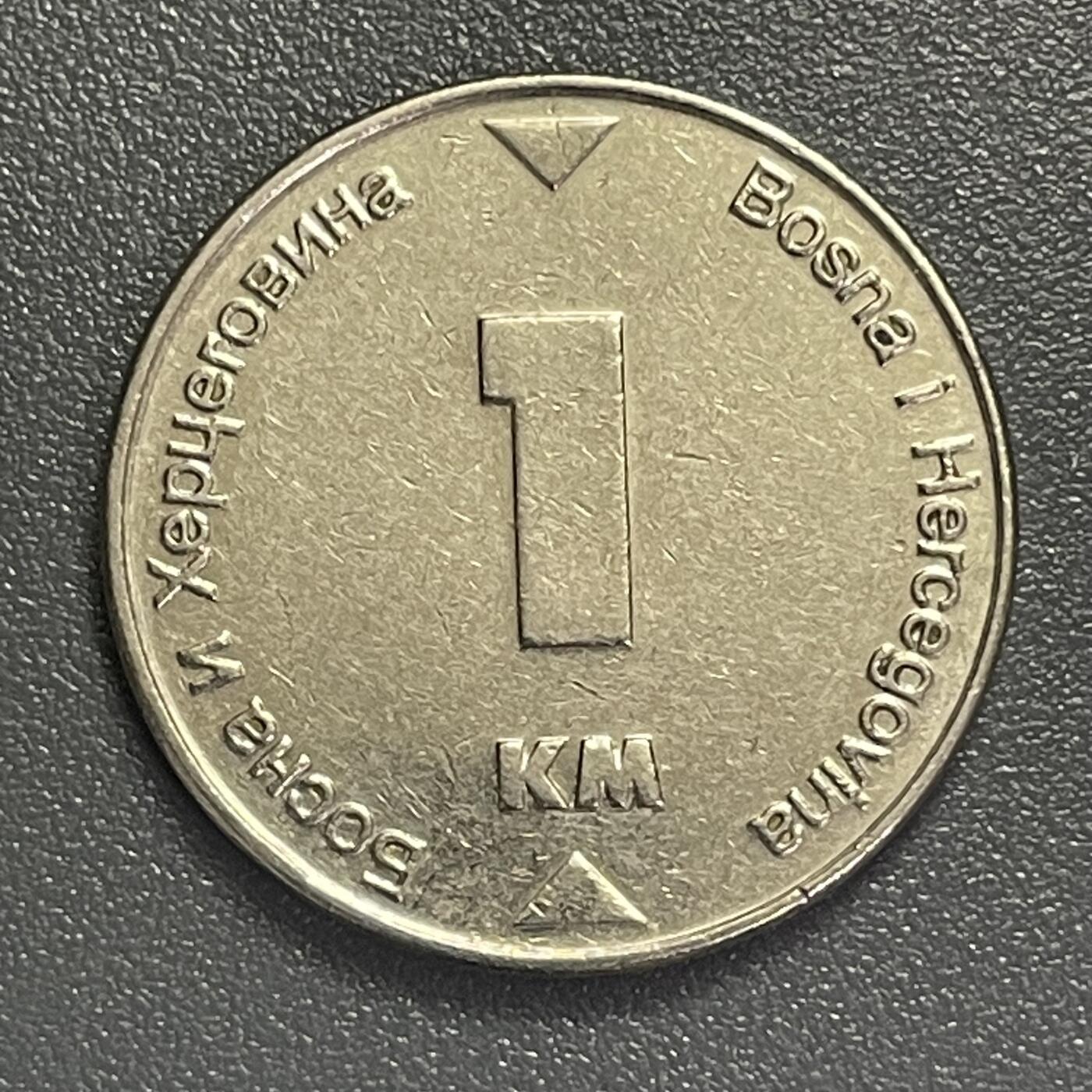 回流0405 波黑2006年1可兑换马克 国徽