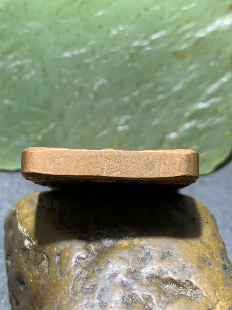 精美紫铜象神护身牌一个，