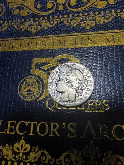 长老汇马年精选第十九场拍卖 1888法国谷物女神1法郎银币，5克835银