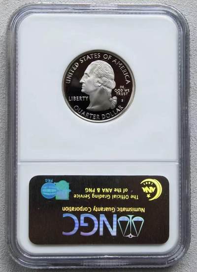 【礼羽收藏】🌏世界钱币拍卖第131期 - 美国1/4元州系列2008年亚里桑那州1/4元精制纪念币NGC-PF69UC