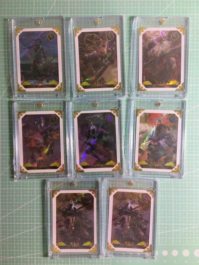 C先生卡牌 第26期 持续收拍品中…零手续费代拍 - 【彩闪】卡动《封神榜》异 凡 圣 8张 (带卡砖)