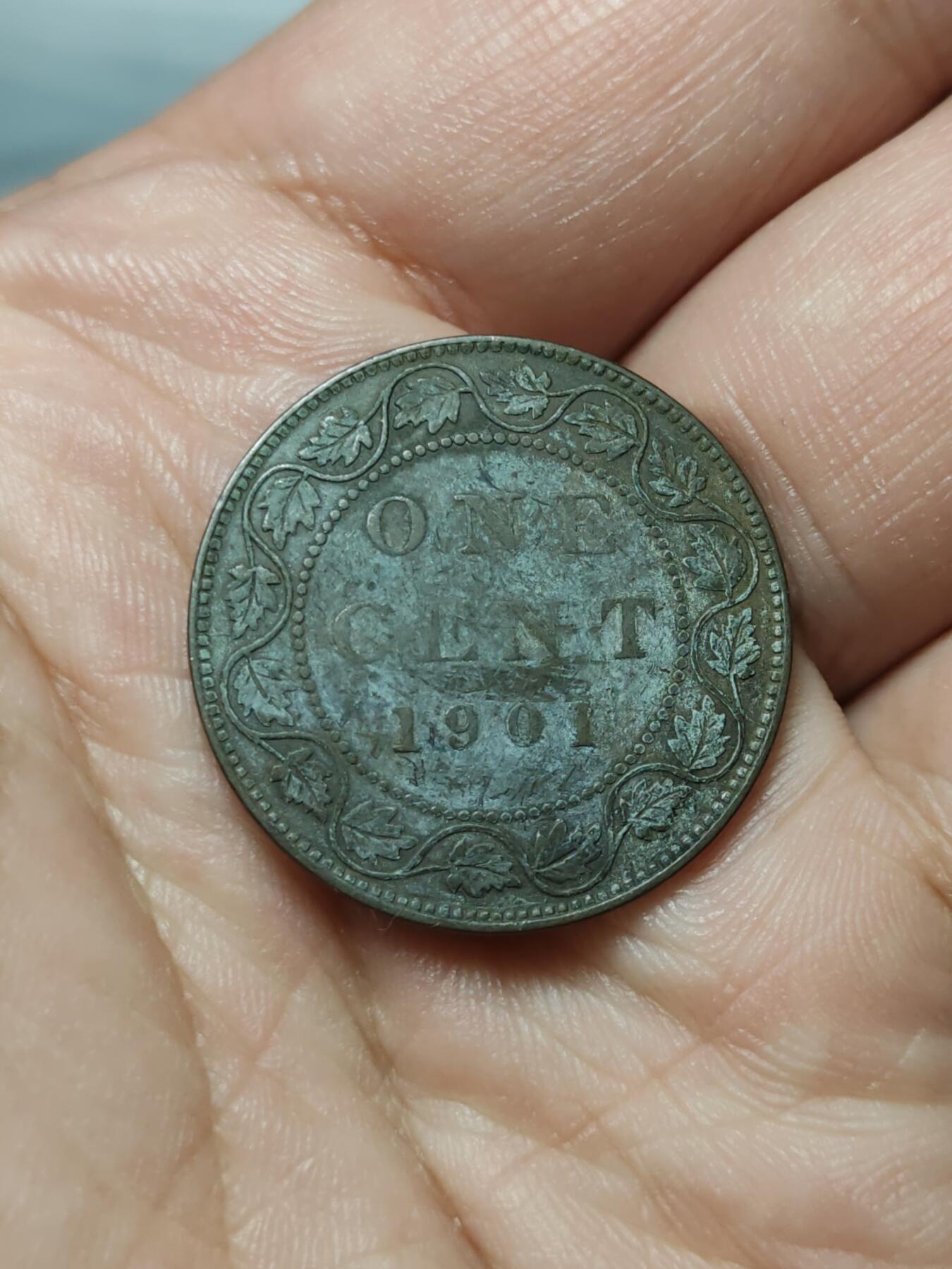 2026年第四十场(总第二百零九场）外国好品散币场(免佣金) 加拿大🇨🇦1901年1分(维多利亚女王逝世年，第二版关门年)