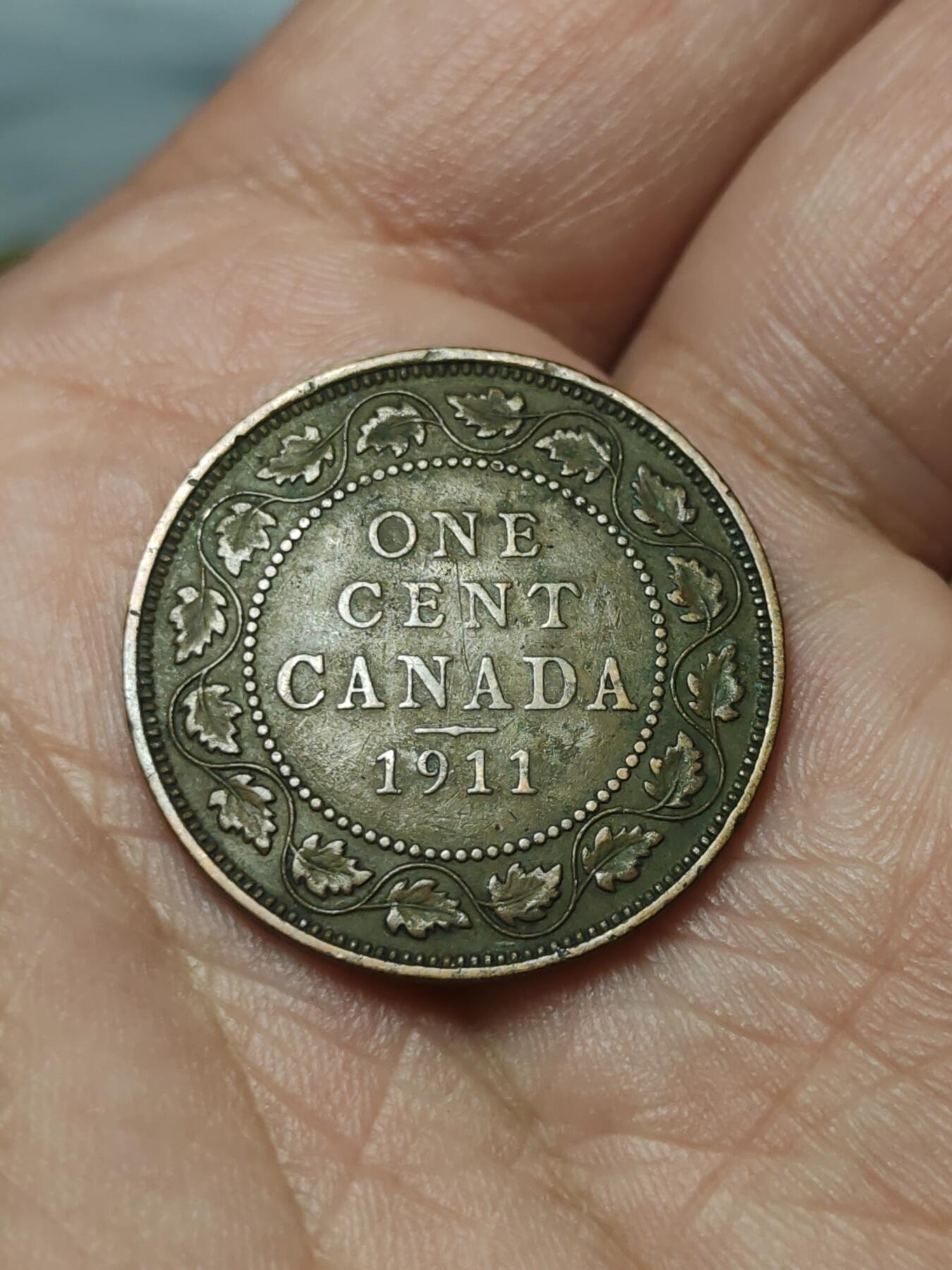 2026年第四十场(总第二百零九场）外国好品散币场(免佣金) 少见–加拿大🇨🇦1911单年份1分(乔治五世加冕年，第一版)