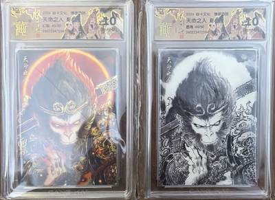 阳大大卡牌拍卖第108期（持续收拍品，周六晚上九点截拍，进群福利早知道） - 【一对限编】焱卡西游4 天命之人 50编一对 10G
