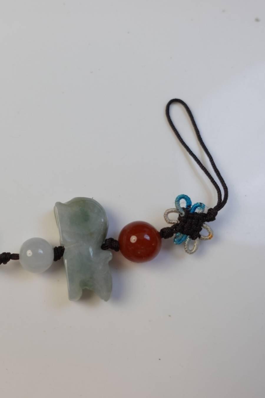 上海都达杂项专场七十二【全场包邮】 天然翡翠《生肖鼠》挂件68-129