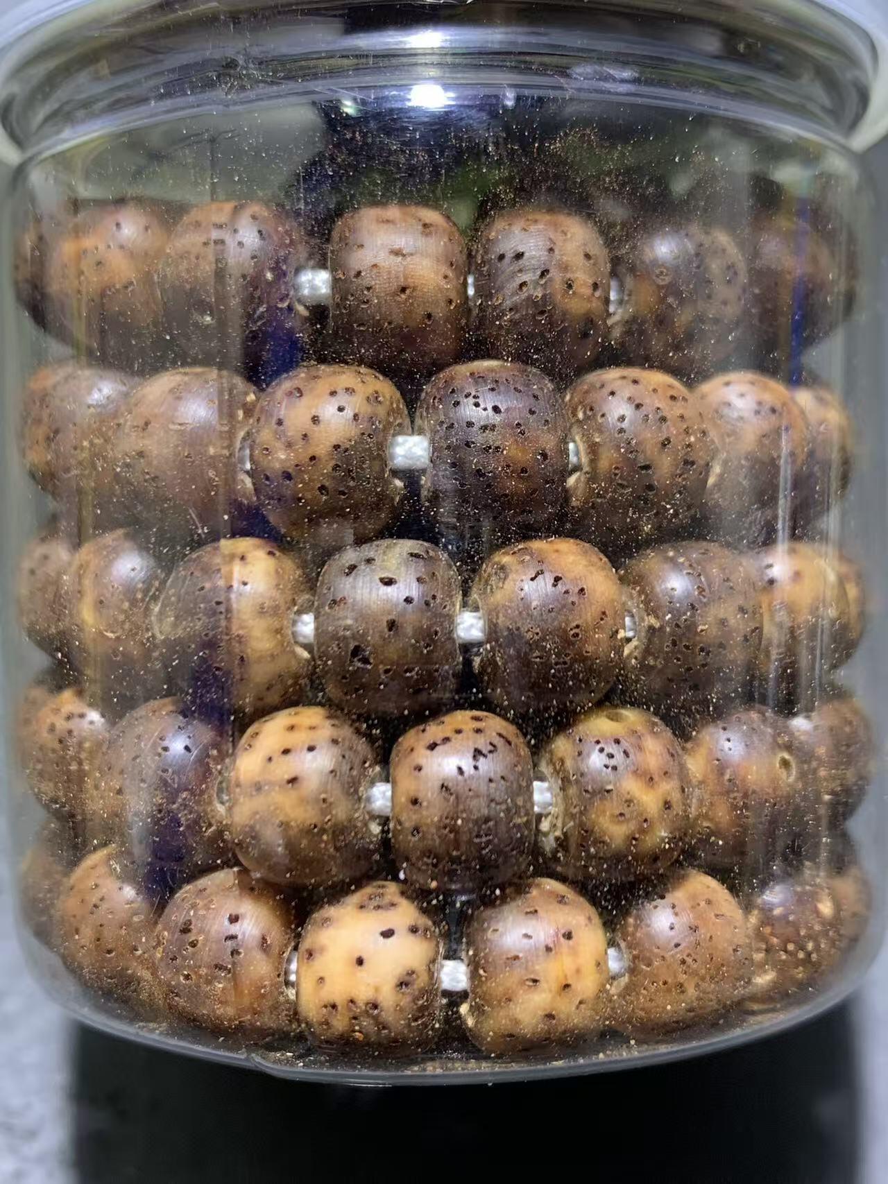 原生态9+7易拉罐108星月菩提一条，