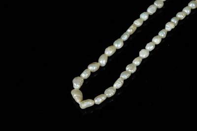 上海都达杂项专场103【全场包邮】  天然米粒珍珠项链68-144