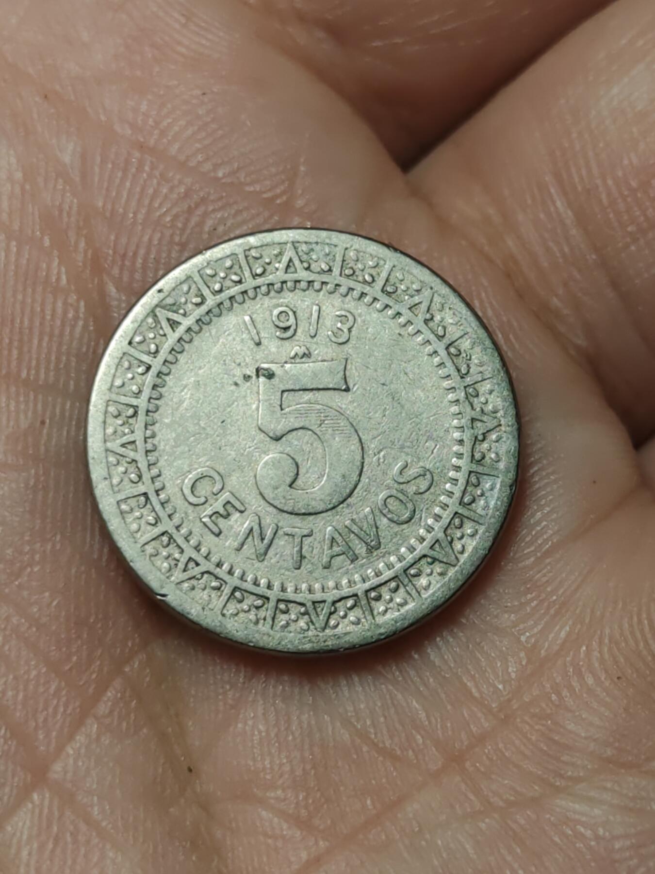 2026年第四十场(总第二百零九场）外国好品散币场(免佣金) 少见–墨西哥🇲🇽1913年5分