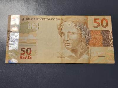 4月6号晚上8点 中外纸币自动截拍第52场 - 巴西50极美品原票